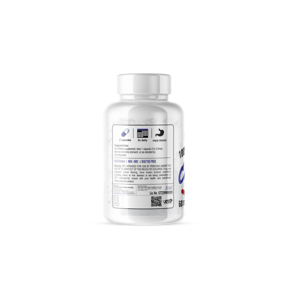 Sap Nutrition Carnitine, 60 Capsule - Image 2