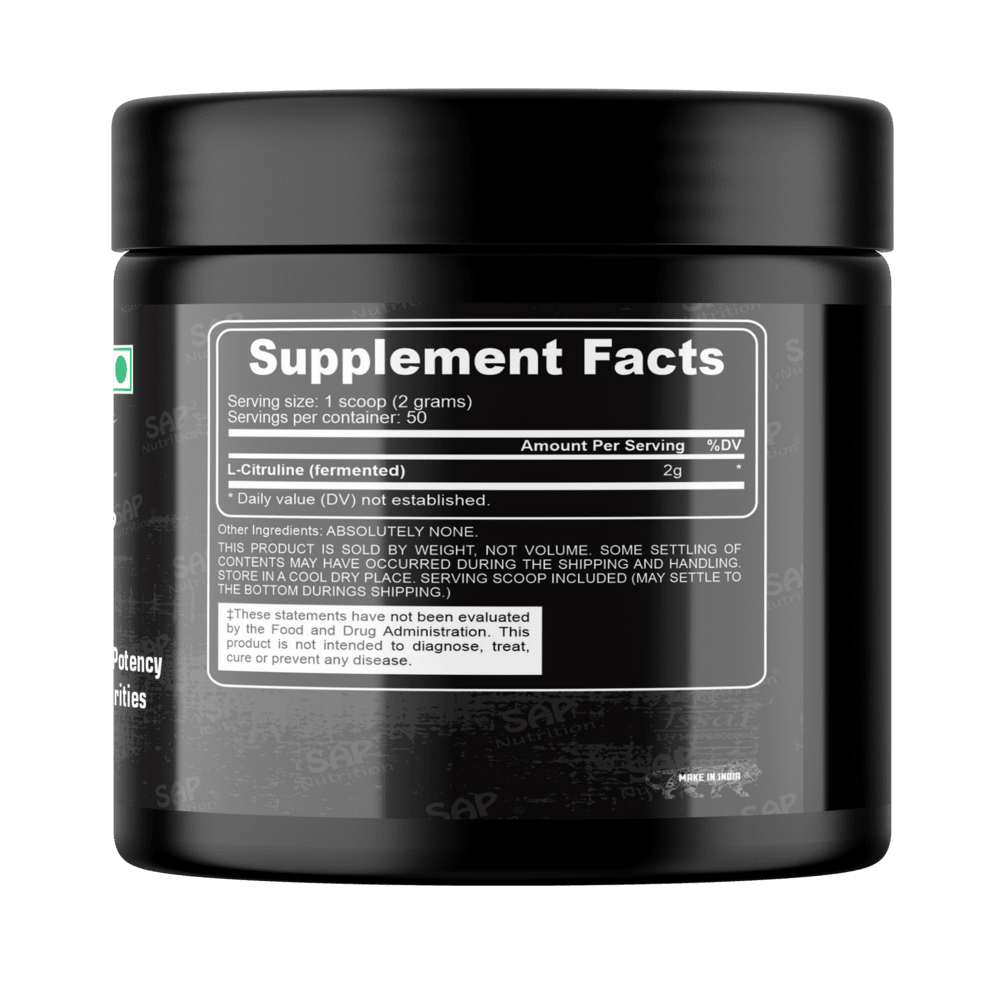 Sap Nutrition Citrulline 100g Powder - Image 3