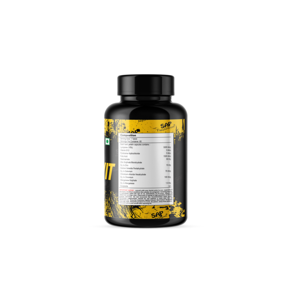 Sap Nutrition Multi Vitamin, 60 Capsule - Image 2