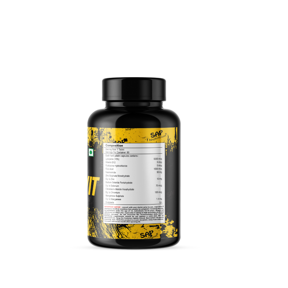 Sap Nutrition Multi Vitamin, 60 Capsule - Image 3