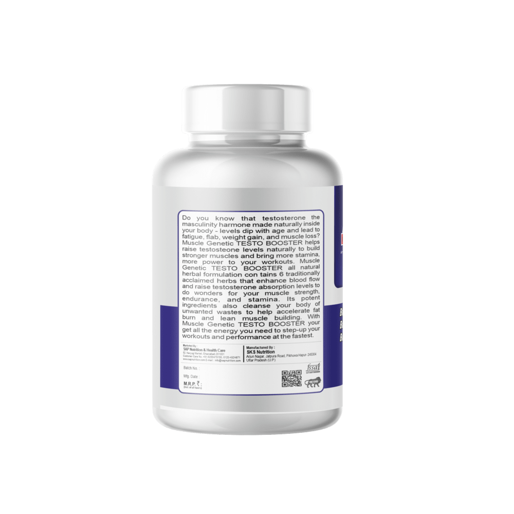 Sap Nutrition Testa Booster, 60 Capsule - Image 2