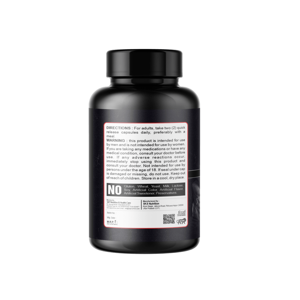 Sap Nutrition Tribulus, 60 Capsule - Image 2