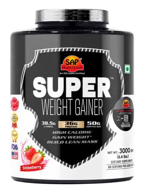 SAP Nutrition Super Weight Gainer – High-Calorie Lean Mass-Building Formula