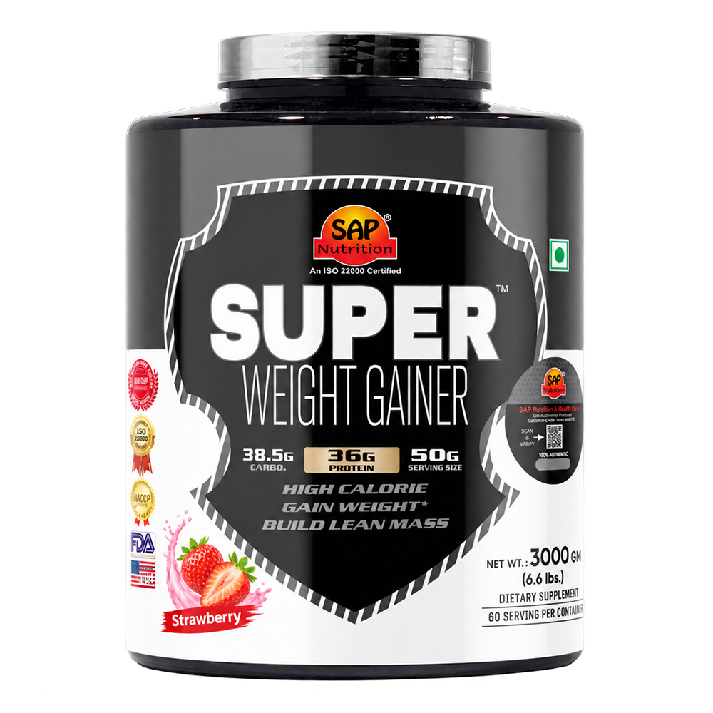 SAP Nutrition Super Weight Gainer – High-Calorie Lean Mass-Building Formula