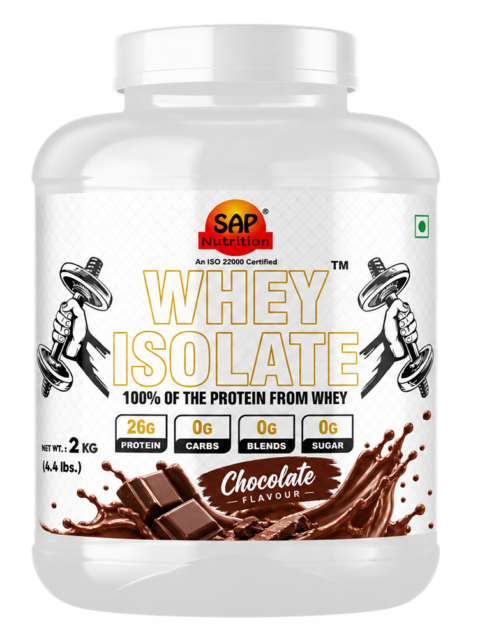Sap Nutrition Whey Isolate – 26g Protein | Zero Sugar & Zero Carbs