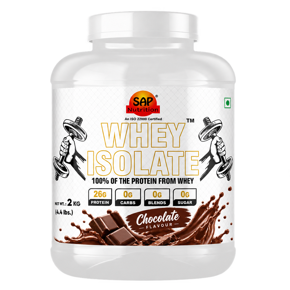 Sap Nutrition Whey Isolate – 26g Protein | Zero Sugar & Zero Carbs