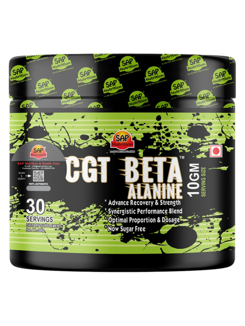 SAP Nutrition CGT Beta Alanine | Performance, Strength & Recovery Supplement | Sugar Free | 30 Servings | 300g