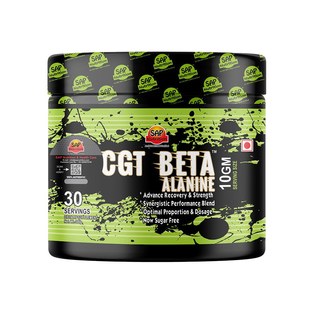 SAP Nutrition CGT Beta Alanine | Performance, Strength & Recovery Supplement | Sugar Free | 30 Servings | 300g