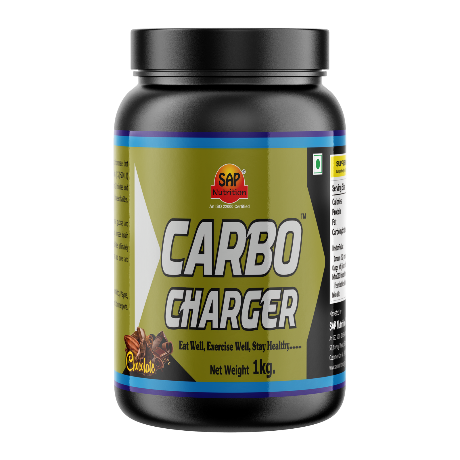 SAP Nutrition Carbo Charger – Carbohydrate Energy Supplement | 1 KG