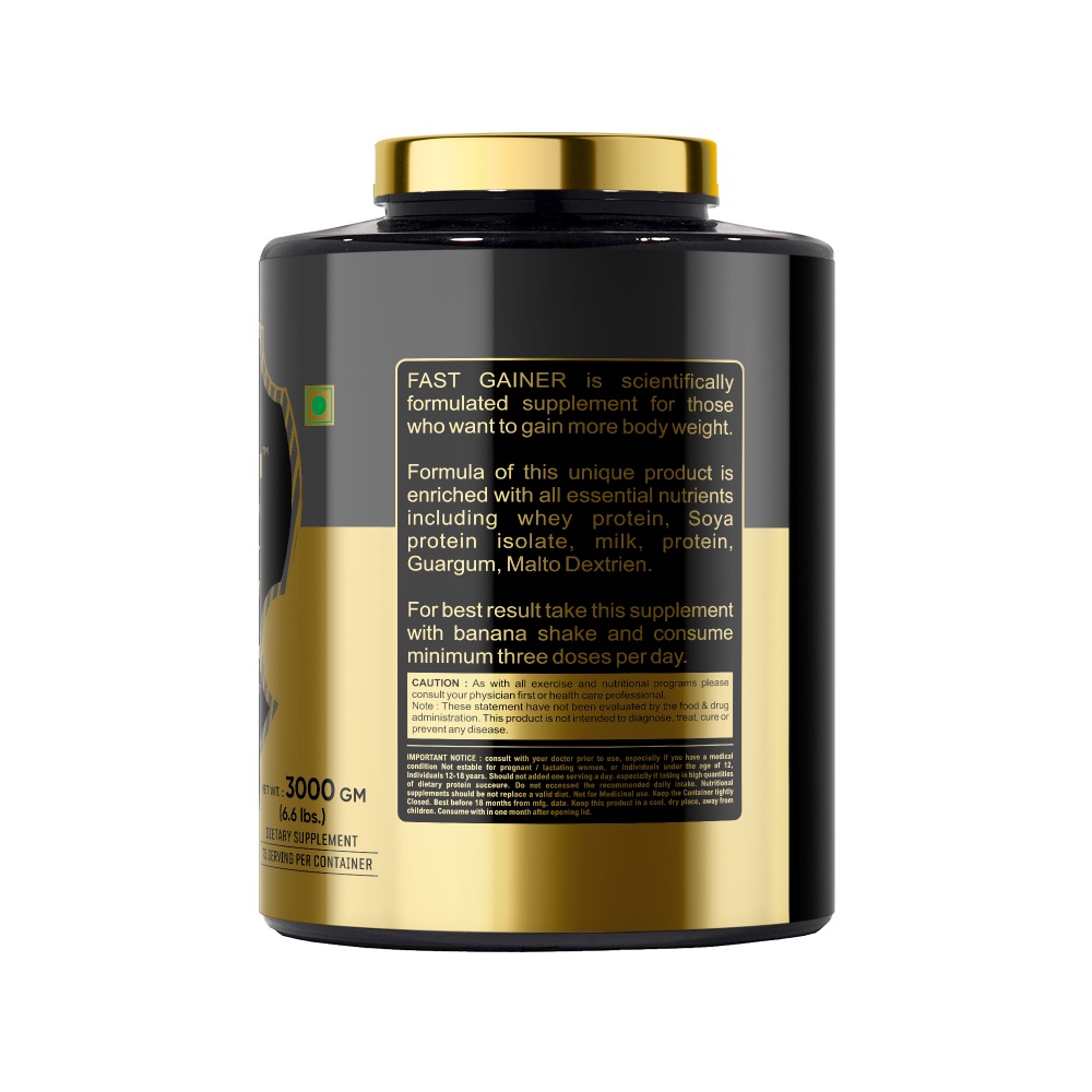 SAP Nutrition Fast Gainer – 35g Protein with L-Lysine, Glutamine & Arginine - Image 3