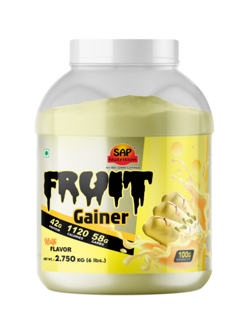 SAP Nutrition Fruit Gainer Kulfi 2.750kg, with Creatine, L-Lysine & Arginine | 42g Protein