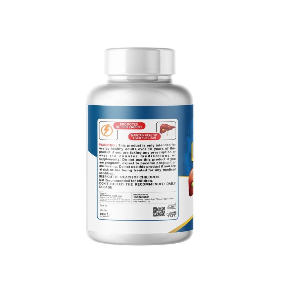 SAP Nutrition Liver Detox | 85% Standardized Milk Thistle | Liver Health & Wellness Support | 60 Capsules - Image 2
