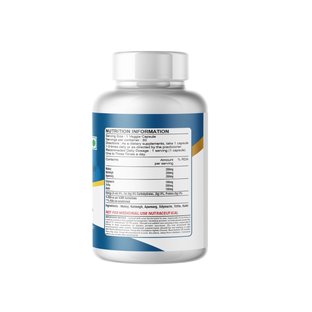 SAP Nutrition Liver Detox | 85% Standardized Milk Thistle | Liver Health & Wellness Support | 60 Capsules - Image 3