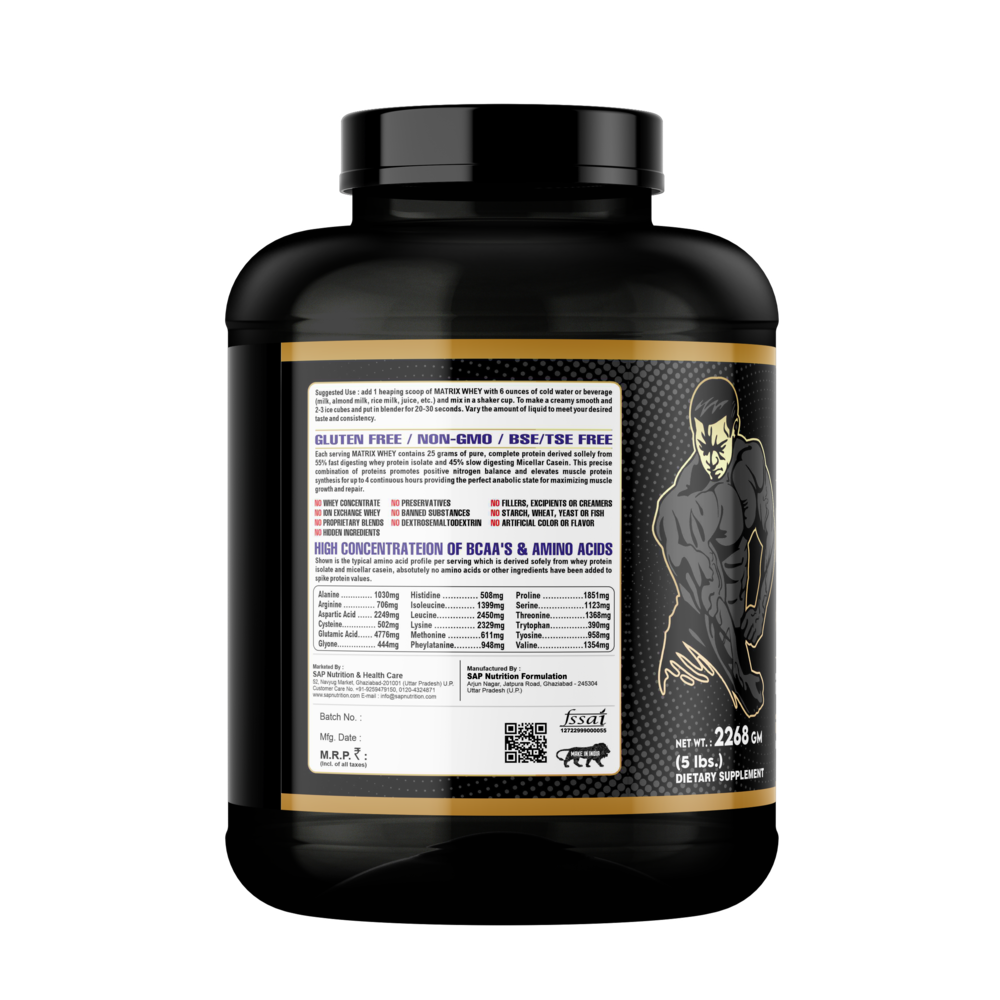 SAP Nutrition Matrix Whey Protein – 25g Protein - Image 2