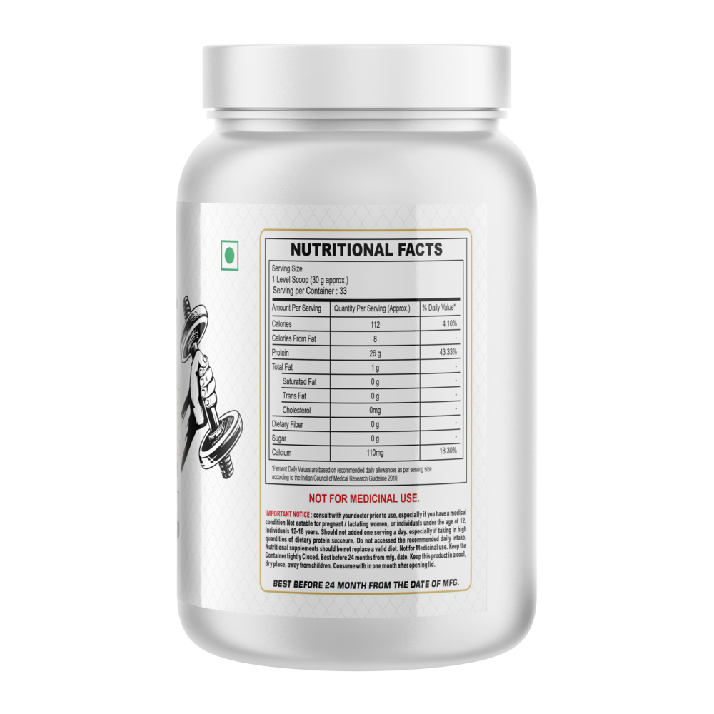 Sap Nutrition Whey Isolate – 26g Protein | Zero Sugar & Zero Carbs - Image 3