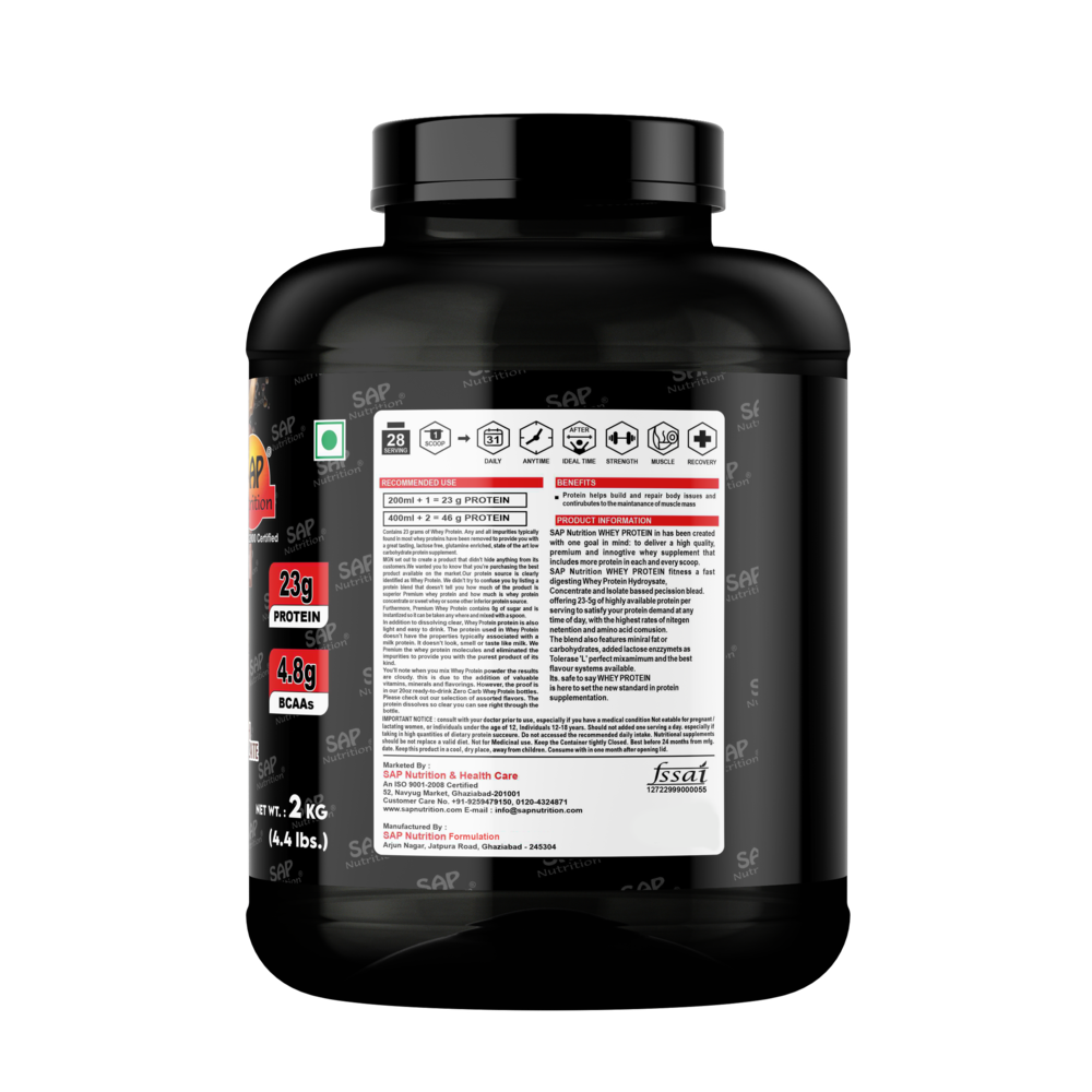 SAP Nutrition Whey Protein – 23g Protein & 4.8g BCAAs - Image 3