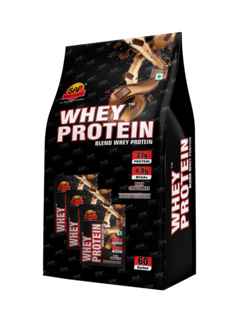 SAP Nutrition Whey Protein 2000g – 23g Protein & 4.8g BCAAs