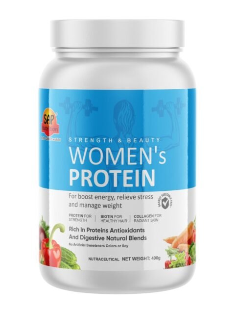 SAP Nutrition Women’s Protein with Biotin & Collagen | Strength, Hair & Skin Nutrition Support | No Artificial Sweeteners | 400g
